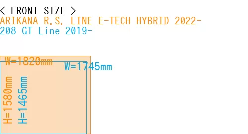 #ARIKANA R.S. LINE E-TECH HYBRID 2022- + 208 GT Line 2019-